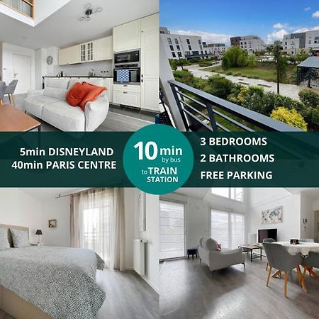 Le Colisee - Appartement Duplex Pour 6 A Disneyland Paris 蒙泰夫兰 外观 照片